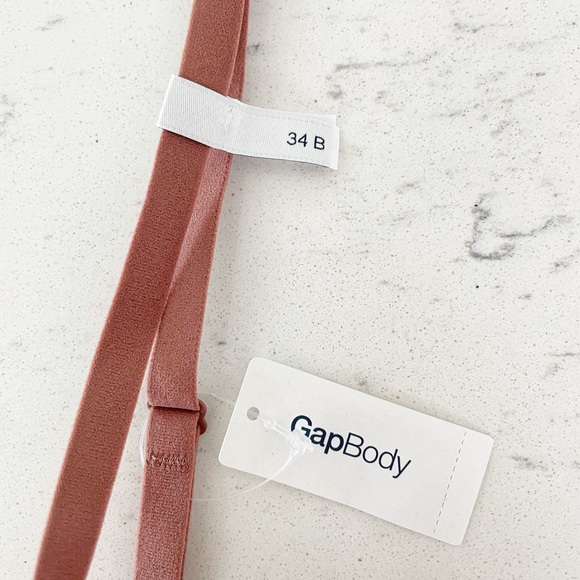 Gap Body TShirt Multi-way Bra Mauvey Brown 34B NWT - Picture 5 of 9